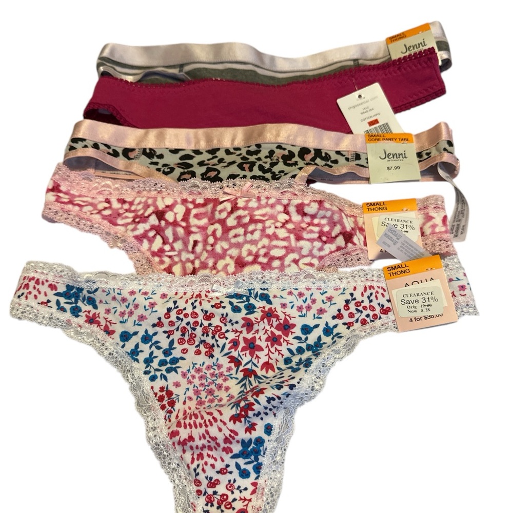 Jenni Pink Panties Set with Floral and Animal Prints